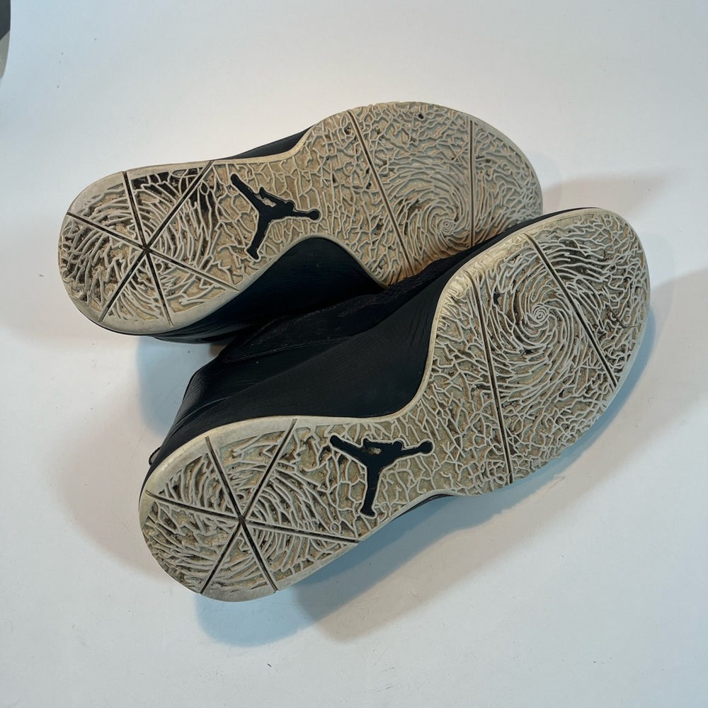 Nike Air Jordan 2011 Q Flight Men’s Size 12 Sneakers Shoes Black 454486-006 - Picture 4 of 14